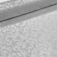 Ezüst szürke jacquard inda mintás abrosz/dekor anyag
