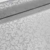 0,67 m EGYBEN KÉRHETŐ (szélén picike szálhoba) Ezüst szürke jacquard inda mintás abrosz/dekor anyag