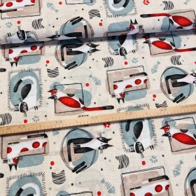 Picasso macskái dekortextil (A)