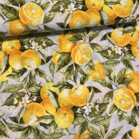 Citrom liget dekortextil (A)