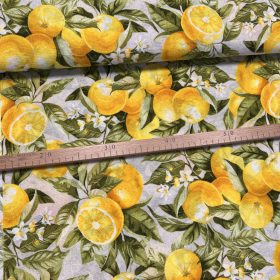 Citrom liget dekortextil (A)