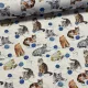 0,62 m EGYBEN KÉRHETŐ Natúr alapon cicás-gombolyagos dekortextil (digitálisan nyomott)