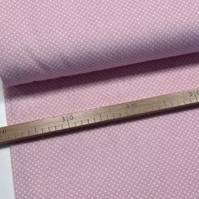   0,7 m EGYBEN KÉRHETŐ Halványrózsaszín a. kispöttyös dekortextil (digitálisan nyomott)