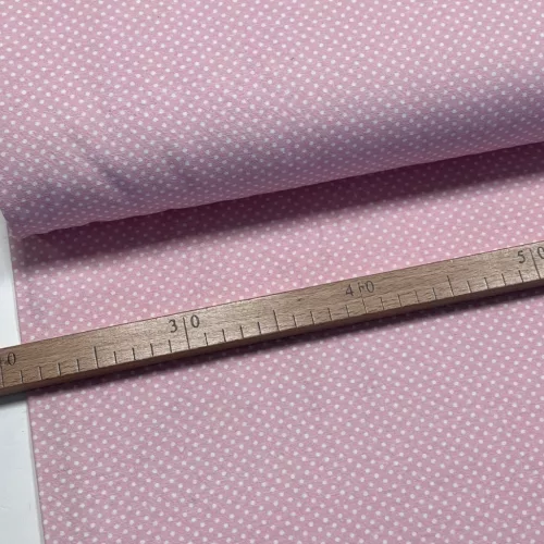 0,7 m EGYBEN KÉRHETŐ Halványrózsaszín a. kispöttyös dekortextil (digitálisan nyomott)