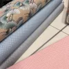 Türkizes színű ginkgo biloba dekortextil (digitálisan nyomott)