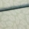 Halvány mentazöld alapon tollas dekortextil (digitálisan nyomott)