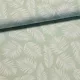 Halvány mentazöld alapon tollas dekortextil (digitálisan nyomott)