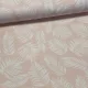 Halvány rózsaszínes-barackos alapon tollas dekortextil (digitálisan nyomott)