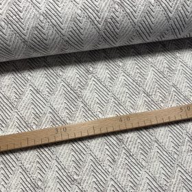  Szürkés-bézs rombusz mintás dekortextil (digitálisan nyomott)