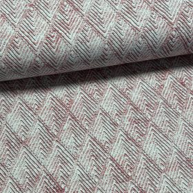 Pirosas rombusz mintás dekortextil (digitálisan nyomott)