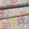 Élénkebb mandala, virág mintás dekortextil (digitálisan nyomott)