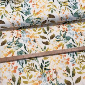 Vízikert: sárga-zöldes dekortextil (digitálisan nyomott)