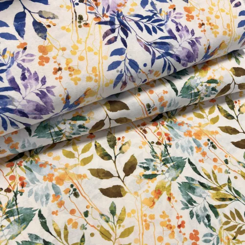 Vízikert: lilás.kék dekortextil (digitálisan nyomott)