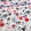 0,33 m EGYBEN KÉRHETŐ Festett mező: pirosas-barnás virágok dekortextil (digitálisan nyomott)