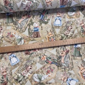   The Sylvanians little world (húsvéti) dekortextil (digitálisan nyomott)