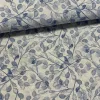 0,24 m EGYBEN KÉRHETŐ Natúros a. kék sűrű leveles dekortextil (A)