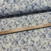 0,24 m EGYBEN KÉRHETŐ Natúros a. kék sűrű leveles dekortextil (A)