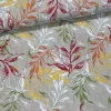 Natúros a. piros-narancs-zöld leveles dekortextil (A)