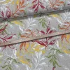 Natúros a. piros-narancs-zöld leveles dekortextil (A)