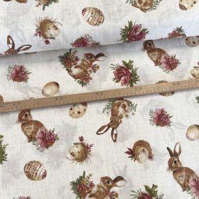 Nyuszis-tojásos húsvéti dekortextil (A)