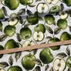 Zöld almás dekortextil (A)