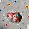 Cuki sapkás-szakállas manós húsvéti dekortextil (digitálisan nyomott)