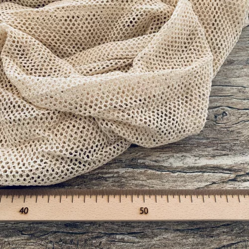 Organikus pamut háló 250 cm széles (eco-szatyor alapanyag)