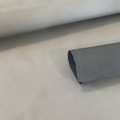 Világos szürke erős (vízhatlan, UV-álló) gyöngyvászon (#33 300D)