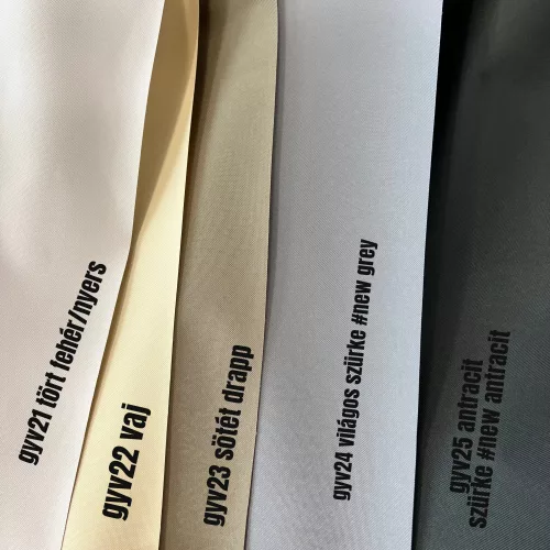 Vaj színű erős (vízhatlan, UV-álló) gyöngyvászon (#02 600/300D)