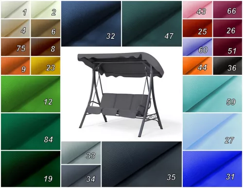 Napsárga színű erős (vízhatlan, UV-álló) gyöngyvászon (#23 300D)