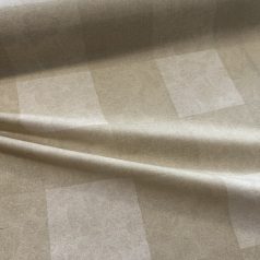   Vízálló impregnált dekortextil: Natúr alapon négyzetes-halvány mintás