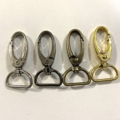   Prémium fém karabiner forgós fejjel (2 cm-es) több színben