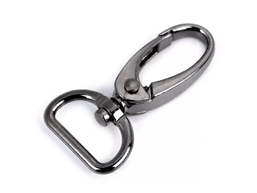 Prémium fém karabiner forgós fejjel (2 cm-es) több színben