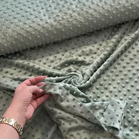 0,31 m EGYBEN KÉRHETŐ Zsálya zöld minky plüss