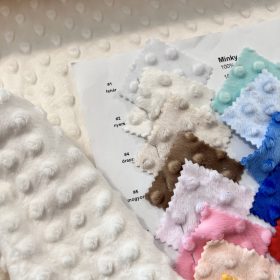 Ekrü minky plüss (nyers #2)