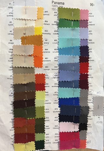 Benetton zöld panama (minimatt) szövet (#84)