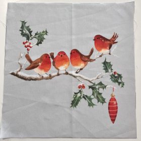   EXTRA AKCIÓS: Téli (karácsonyi) madárkás panel (44*44 cm)