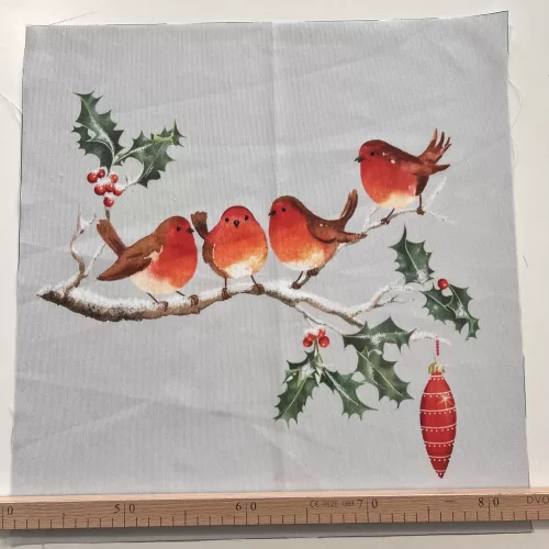EXTRA AKCIÓS: Téli (karácsonyi) madárkás panel (44*44 cm)