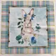 EXTRA AKCIÓS: Négyzetes húsvéti nyuszis textil panel (44*44 cm)