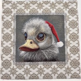   TOP TERMÉK - Karácsonyi arany szálas panel: Kiskacsa (47*47 cm)