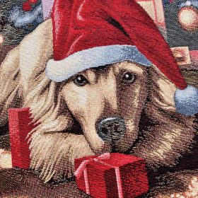   TOP TERMÉK - Karácsonyi arany szálas panel: Goldie (47*47 cm)