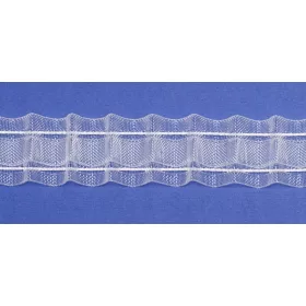   Paris függöny behúzó (2,9 cm széles, szabadon állítható anyagsűrűséghez) szalag (függöny ráncoló)