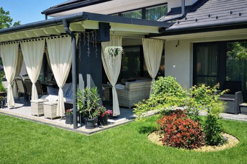 Ekrü egyszínű party vízlepergető szövet