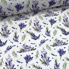 Szövetes hátteres levendulás party vízlepergető szövet