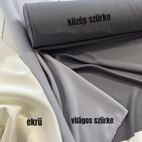 Sötétebb (közép) szürke party vízlepergető szövet