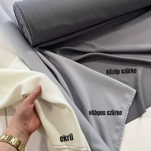 Sötétebb (közép) szürke party vízlepergető szövet