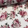 Fehér alapon vintage rózsás party vízlepergető szövet
