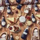 Bor-sajt piknik party vízlepergető szövet