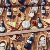 0,9 m EGYBEN KÉRHETŐ Bor-sajt piknik party vízlepergető szövet