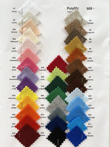 Sötétbarna 180 cm sz. polyfilc (#8)